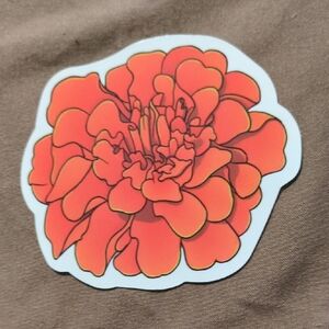 Orange Flower Sticker🔥🔥🔥20/$10, Bundle And Save